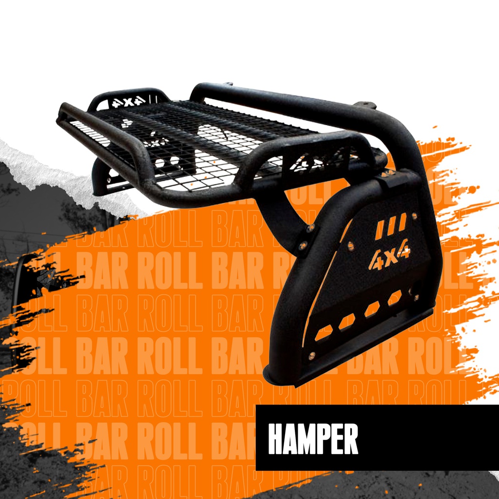 Roll Bar Hamper Con Canastilla Porta Equipaje