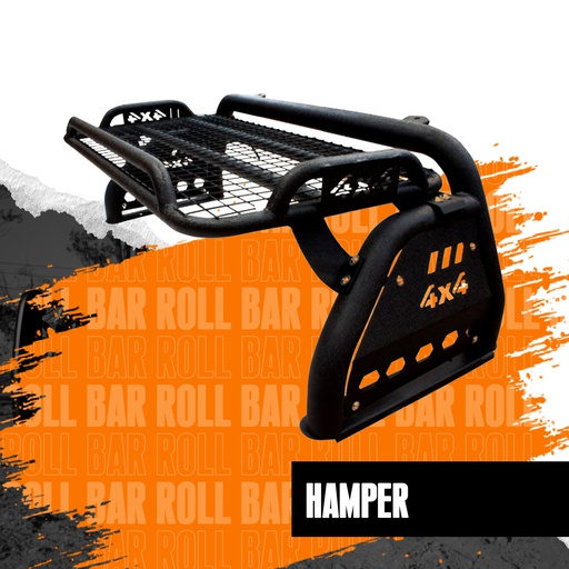 Roll Bar Hamper Con Canastilla Porta Equipaje