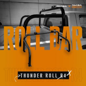 Roll Bar Porteria Thunder Roll R4 para Pick Up Negro